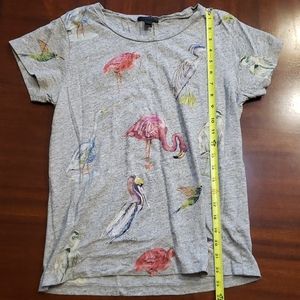 J Crew Bird Art Tee